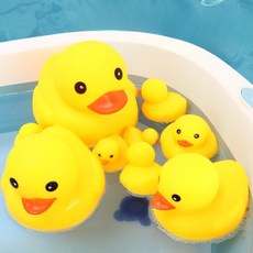 목욕놀이 아기목욕 물놀이 오리인형 4종 조카선물 동물 욕조 오리, ５cm, 1개