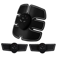 EMS 저주파 운동 마사지기 트레이닝 복부운동기 전신용 세트, 혼합 색상