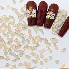 파스텔베이직 10개 네일파츠 젤네일아트재료, F/ 3x.5mm (1478)