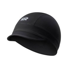 짧은 챙이 달린 THINDUST 스컬 캡 - 자전거 하이킹을 위한 수분 흡수 비니 남녀 헬멧 라이너 아래에서 냉각