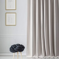 HPD Half Price Drapes 단색 암막 커튼 127 X 274.3cm(50 x 108인치) (패널 1개) BOCH-171101-108 아크틱 그레이 369721