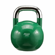 【Fitek】競技壺鈴 (24公斤/28公斤) 專業健身核心訓練器材, 1個, 24KG 綠色, 綠色