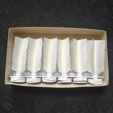 【】N4比賽毽球 毽子鐵片 網毽 競技毽 平頭 鵝毛毽 雞毛毽 學校 敎學用球 學生 成人 兒童 訓練專用毽, 1個, 6個白色