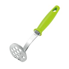 日本下村工業Shimomura 日本製不鏽鋼搗泥器FAM-01，輕鬆製作綿密薯泥、南瓜泥, 1個