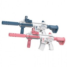 전동 물총 대용량 전자식 배터리 워터건 완구, 1개, AK47 블루