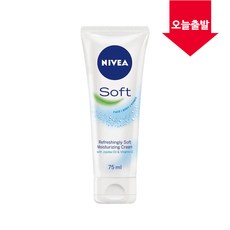 니베아 소프트 리프레싱 모이스춰라이징 바디크림, 75ml, 1개