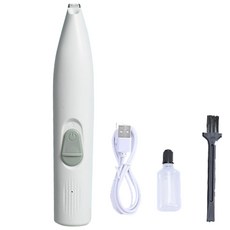 寵物電剪 寵物剃腳毛器 貓咪剃毛, 1個, 白色, 白色