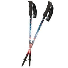 【FIZAN】超輕三節式健行登山杖2入特惠組(多色可選), 1個, 富士山