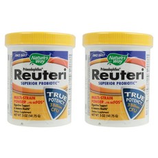 Nature's Way 然萃維 Primadophilus Reuteri 30億益生菌粉, 2罐, 141.75g