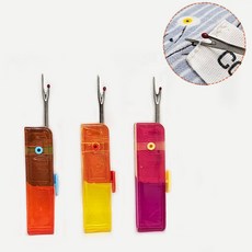 옷택 라벨택제거 실뜯개 단추구멍내기 바느질 실따개 3p, 3개, 혼합색상 실뜯게