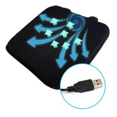 청성 쿨링 통풍 시트 바람 방석 차량용 여름 방석 USB 1개