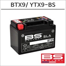시티110 BS배터리 BTX9 12V 8.4Ah YTX9, 1개
