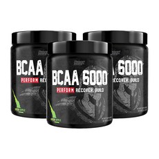 Nutrex RESEARCH BCAA 6000能量補給沖泡粉 青蘋果口味, 3罐, 237g