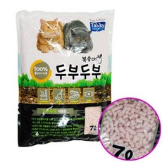 타비 두부두부 고양이 모래 콩비지 복숭아 응고형 탈취강화 화장실용품, 본상품