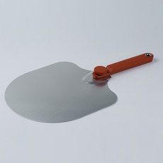 10寸/12寸 旋轉手柄鋁鏟 烘焙披薩鏟 蛋糕鏟面包鏟 轉移出爐入爐, 1個, 10寸TPR紅柄鋁鏟