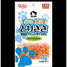 威哥寵物 巧沛Q-PET 日本原裝進口 貓零食 御貓系列 愛情-干貝味/烤飛魚/綜合海鮮 雞胸薄片 40G, 1個, 牡蠣雞胸薄片/包