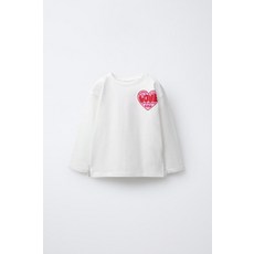 [국내배송] 자라 ZARA 텍스처드 프린트 티셔츠 - 화이트 938518