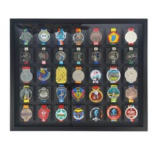 메달액자 뱃지 훈장 프레임 마라톤 우승 보관함 벽걸이, 1개, 내추럴우드