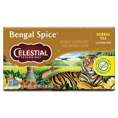 Celestial Seasonings 허브 티 자스민 레몬 진저 20개 6팩, 47g