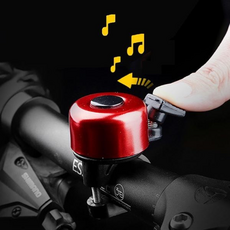 미니 알루미늄 합금 자전거 벨 자전거용 액세서리 사이클 용품 핸들 부착형 소형 부저, 1개, 0.001cm, 블랙