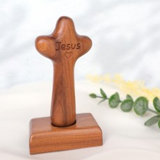 가온 기도손 십자가 싯딤나무 아카시아 원목 나무, 원목 기도손 십자가