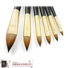 Macro Wave 馬可威貂毛水彩筆 AR28 單支半圓尖 #6 #10, 1個, #6~#10
