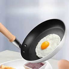 오므라이스 텐동 돈부리 17 냄비 프라이 인덕션 계란 17cm 논코팅 뚜껑 없음, 17cm 논코팅  뚜껑 없음, 1개