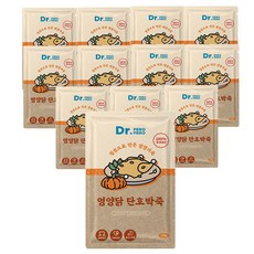 닥터페로 생후 6개월 이상 강아지 영양죽 파우치, 혼합맛(닭고기/단호박), 120g, 12개
