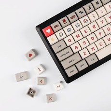 YMDK YMDK 146키 게임보이 PBT 키캡 ZDA 프로파일, 원터치캡 비고 기호 찍기, 1개
