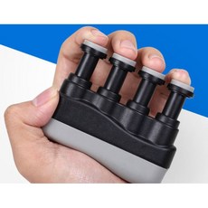 多功能樂器指力訓練器：鋼琴、吉他、古箏適用，手指力量練習器，提升演奏技巧, 1個, 成人5磅, 黑色