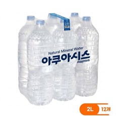물 2L 12병 아쿠아시스, 6개