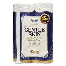 트레이더스 쌍용제지 코디 젠틀스킨 3겹 롤 화장지 45M X 30롤 + 더메이런알콜티슈, 30개입, 1개