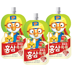 뽀로로 홍삼쏙쏙 사과매실 100ml/ 5개, 100ml
