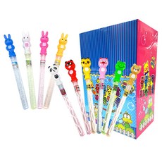 [희망상점] 재미존 동물농장 스틱 비눗방울 막대 비누방울 버블놀이 버블, 1개, 랜덤발송