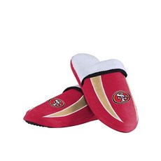 FOCO San Francisco 49ers NFL 남성용 셰르파 슬라이드 슬리퍼 - XL