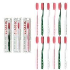 에이치컴퍼니 클래식 미세모 빅헤드 칫솔 12개 식약청인증, 1개