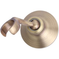 霧面拉絲金 全銅 支架 壁掛架 花灑 手噴 蓮蓬頭 固定架 可旋轉 調角度 隨拉隨停 工業風, 古銅色