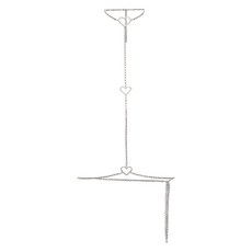 알레산드라리치 크리스털 하트 바디 체인