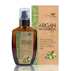 마이헤어 스토리 아르간 트리트먼트 오일 수분 영양 펌프형 헤어에센스, 110ml, 2개