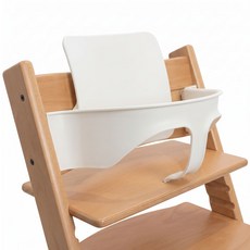 兒童成長椅護欄 第二代 適用於 Stokke 成長椅 寶寶餐椅圍欄, 白色