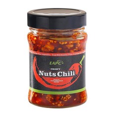 EAPC Nuts 칠리 오일 - 189.9g(6.7온스) 칠리 크리스프 오일 땅콩 해바라기 씨앗 참깨 엑스트라 크런치 너트 칠리 소스 바로 먹고 소스 조미료로 사용, EAPC Nuts 칠리 오일 - 189.9g(6.7온스, 189.9g, 1