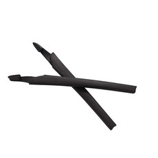 NicelyFit 오클리 크로스링크 아이 글라스 프레임에 맞는 교체용 템플 이어 양말 (그레이 - 2쌍) 139789