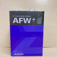 AISIN AFW PLUS WS TYPE 愛信自排變速箱油 日本原裝進口 4公升裝，適用多款車型, 1個