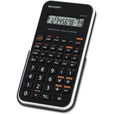 Sharp EL501X2BWH 공학 과학 계산기 1969583, Black