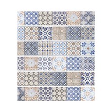 6pcs 플라워 디자인 타일 바닥 계단 스티커 홈 데코 방수 벽화 데 접착 아트 벽지