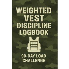 아마존평점4.5+ 미국출고 150174 Weighted Vest Discipline Logbook.: 90-Day Load Challenge. [paperback]
