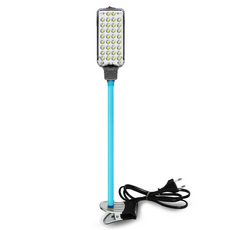 실비아몰 LED집게스탠드 블랙 책상스탠드LED, 1개