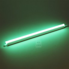 바이글로브 LED T5 천장라인조명 10W 600 그린 일자조명, 1개