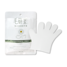 MAOLAB 毛研室 免水洗清潔手套 犬貓適用 無香溫和 厚實不織布 單片裝, 30g