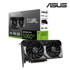 ASUS DUAL 지포스 RTX 5060 TI OC D7 16GB 인텍앤컴퍼니, 5060 TI OC D7 16GB 인텍